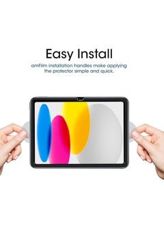 NAFCO [2 Pcs] For iPad A16 (2025) - Tempered Glass Screen Protector – High Transparency, Delicate Touch, Anti-Explosion, Smooth Arc Edges, Easy Installation, Screen Protector for iPad A16 (2025)  - Image 4