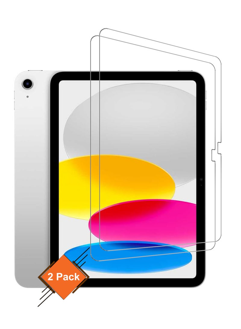 [2 Pcs] For iPad A16 (2025) - Tempered Glass Screen Protector – High Transparency, Delicate Touch, Anti-Explosion, Smooth Arc Edges, Easy Installation, Screen Protector for iPad A16 (2025) - Image 1