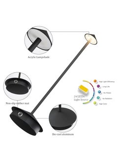 Rechargeable Desk Light with Touch Sensor Cordless LED Table Lamp, Three-Level Dimmable, Ideal for Bars/Cafes/Restaurants/Bedrooms/Camping Sites (Gold) - pzsku/Z27DB8DD99366963DBD54Z/45/_/1735473608/74859537-8f94-48c4-bd3a-53f7d784ff95