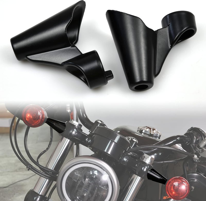VEISUTOR Front Turn Signal Mounts Relocation Kit for Harley Sportster - Image 1