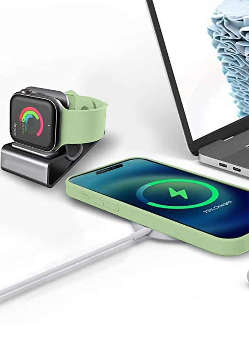 iPhone 15 Pro Max Mobile Case Cover with Soft Liquid Silicone Protection Anti-Scratch Shockproof Accessories Slim Protective Back Cover with Comfortable Hold Touch Feeling and Anti-fingerprint - Image 4