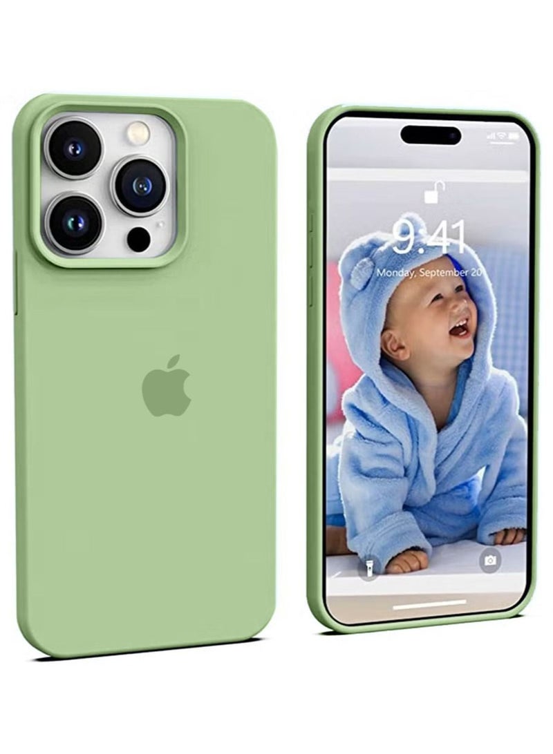 iPhone 15 Pro Max Mobile Case Cover with Soft Liquid Silicone Protection Anti-Scratch Shockproof Accessories Slim Protective Back Cover with Comfortable Hold Touch Feeling and Anti-fingerprint - Image 1