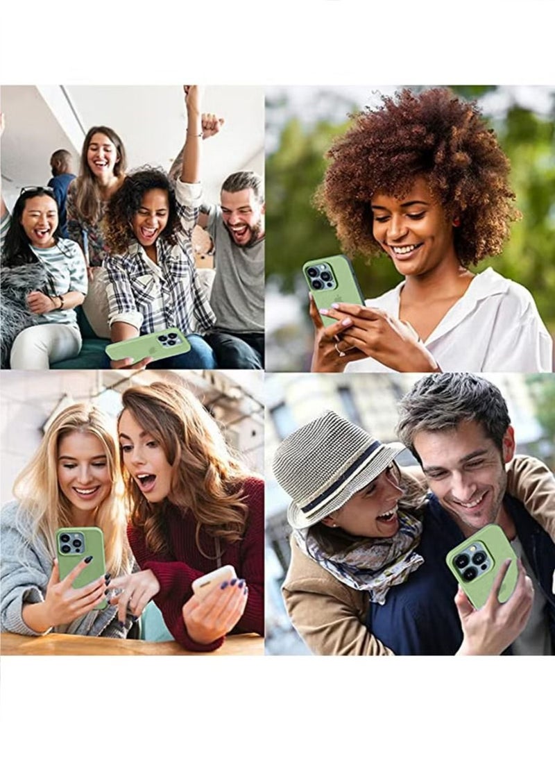 iPhone 15 Pro Max Mobile Case Cover with Soft Liquid Silicone Protection Anti-Scratch Shockproof Accessories Slim Protective Back Cover with Comfortable Hold Touch Feeling and Anti-fingerprint - Image 5