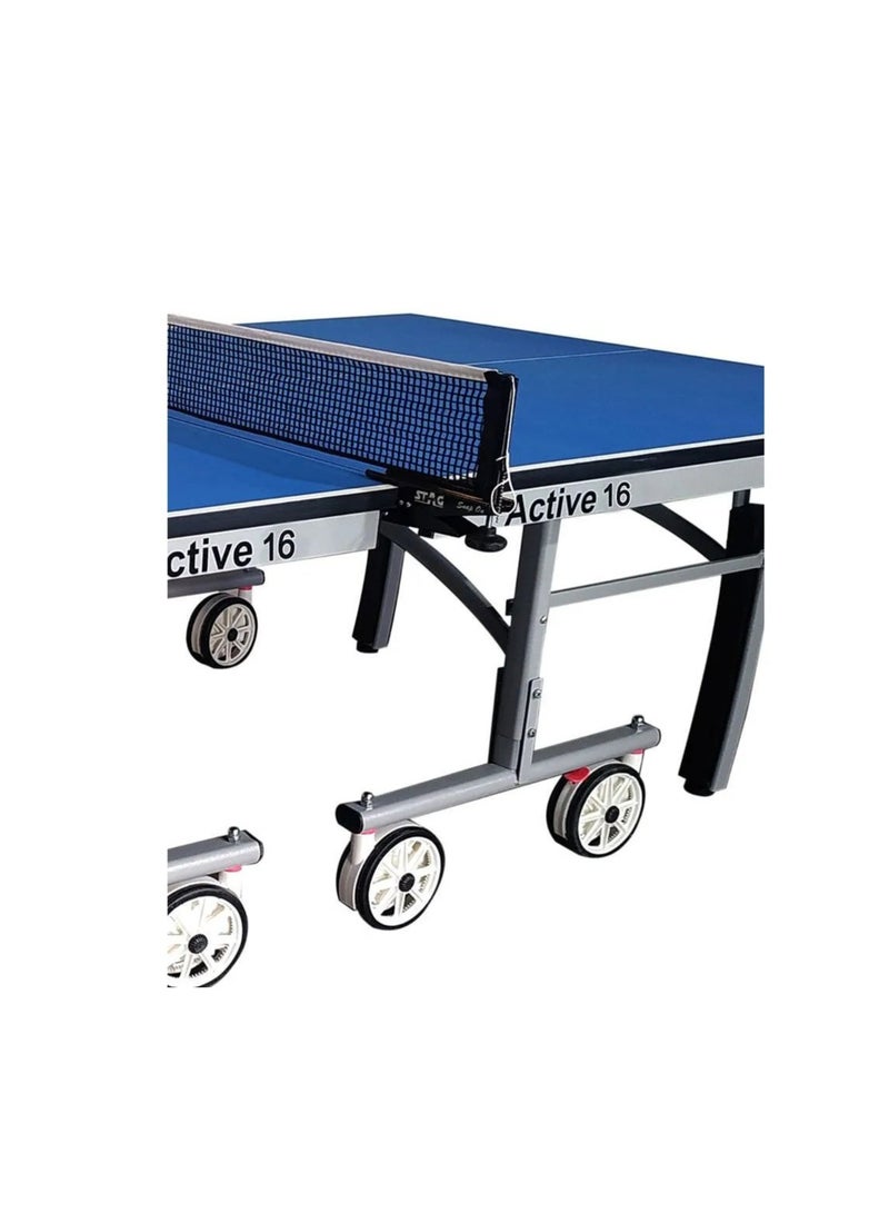 ستاج طاولة تنس الطاولة Stag Active 16 - أداء ممتاز، سطح DuPont المضاد للتوهج، وضع التشغيل والارتداد على مستوى البطولة - Image 3