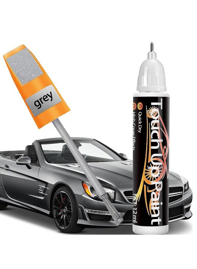 HY Touch Up Paint for Cars, Quick And Easy Car Scratch Remover for Deep Scratches, Two-In-One Automotive Car Paint Scratch Repair for Vehicles, Touch Up Auto Paint for Erase Car Scratches (Grey) - Image 1