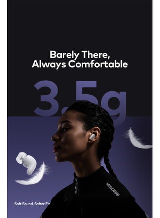Buds Air 5e In-Ear buds ,immersive 360-degree sound ,Earbuds Touch Control, 39Hrs Long Playtime Earphones white - view 4