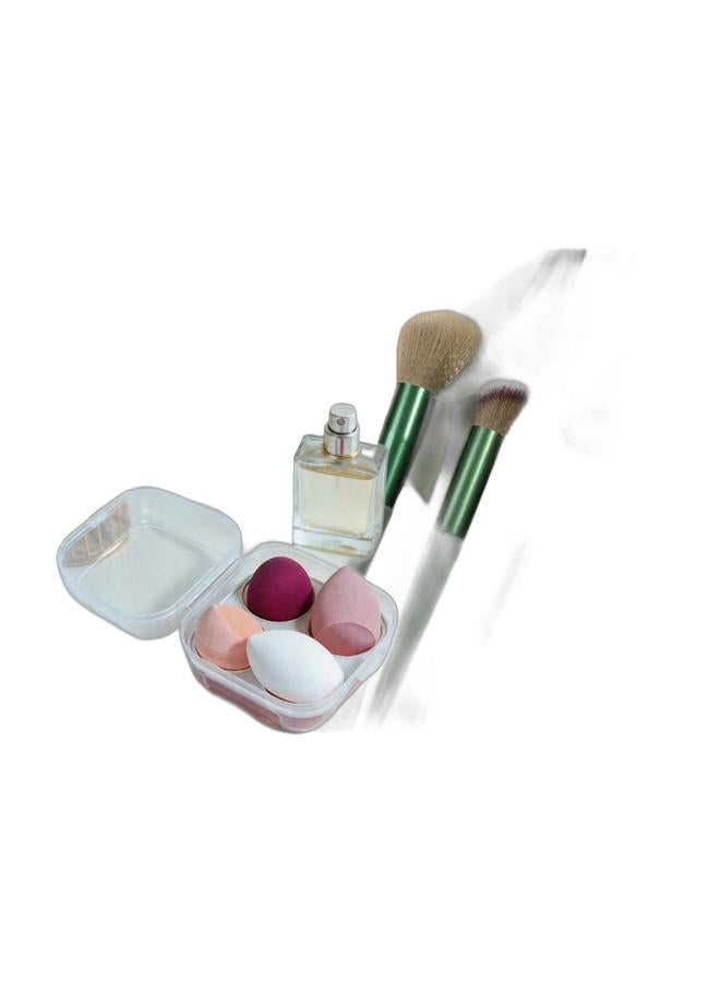 Multi-Piece Beauty Blender Set, Soft Makeup Sponge Wet and Dry Use, Flawless Foundation Blending Sponges for Full Face Cosmetic Makeup Tools & Soft Makeup Brushes Set Multi-Function Cosmetic Beauty Tools Bundle - Image 1