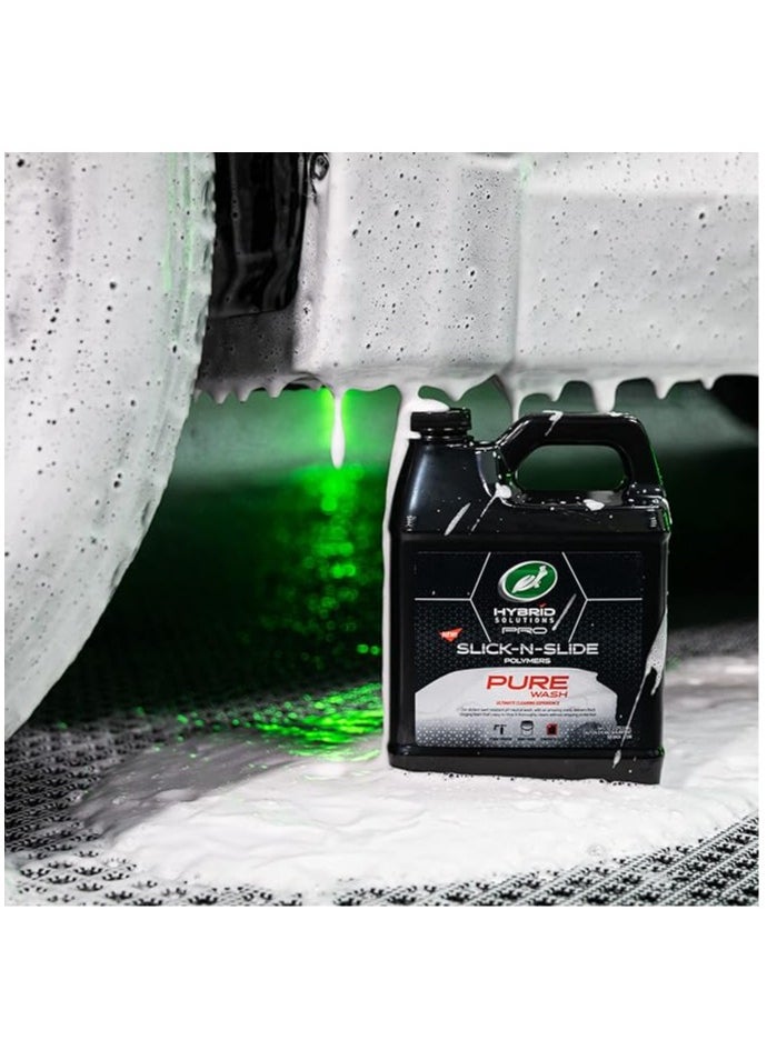 TurtleWax - Hybrid Solutions Pro Slick-N-Slide Pure Wash, PH Neutral Foaming Car Wash Shampoo Works With Foam Cannons or Hand Wash for a Spot Free Clean 1.42 L - Image 1