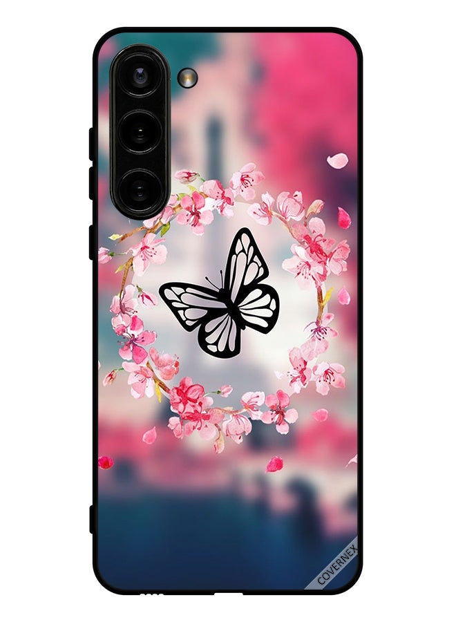 Covernex Protective Case Cover For Samsung Galaxy S23 Butterfly In Flower Ring - Image 1