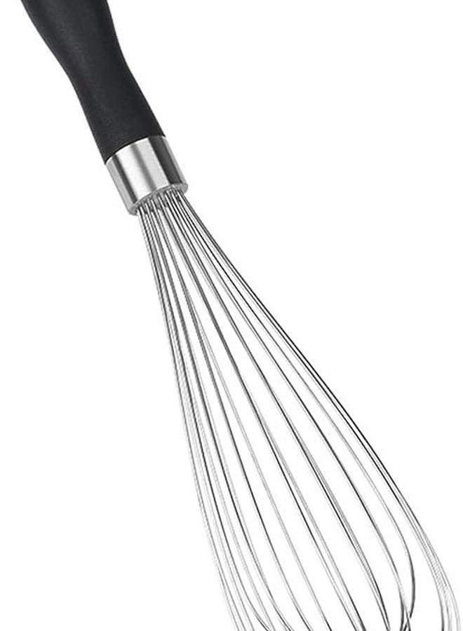 مضرب يدوي بحجم A من الفولاذ غير القابل للصدأ لخفق البيض وخلط كريمة الكعك بمقبض مريح - Image 4