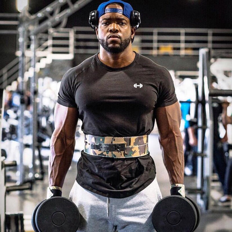 Summer Fitness Stretch Short Sleeve Men''s Tight Raglan Sleeve Style Quick-drying Breathable Training Suit Personal Trainer Foreign Trade - Image 2