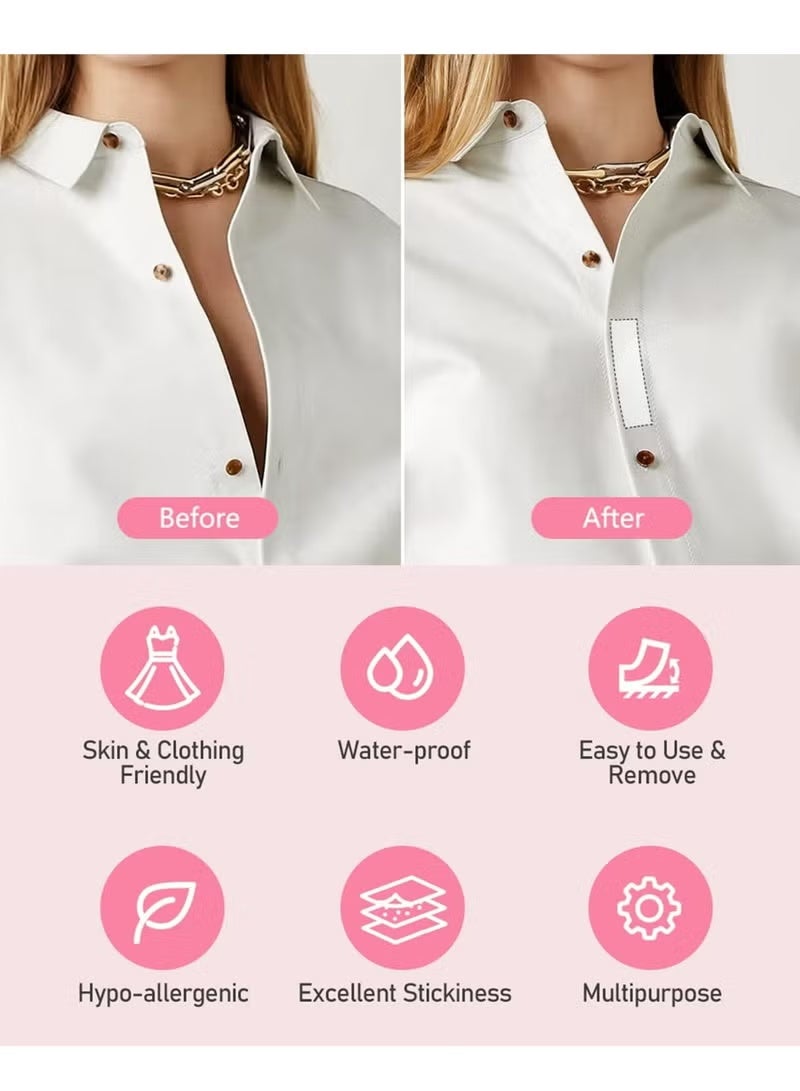 PINKSAMA 36 Pieces Waterproof Double-Sided Lingerie Tape for Securing Dresses and Bras, Clear and Transparent. - Image 4