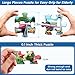 WSCXSC 3 Pack 48 Large Piece Puzzle for Seniors Alzheimers Puzzles Dementia Alzheimers Products Activities for Elderly Adults Mountains Village Sea Easy Jigsaw Puzzle Cognitive Games with 3 Storage Bags - Image 4