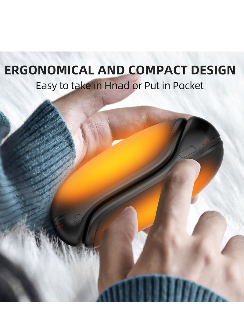 Generic - Split Design Magnetic Hand Warmer, Dual-Sided Heating, Large Capacity Portable Heater, 3-Second Fast Heating, Lightweight 2-in-1 with Three Adjustable Temperature Settings - Image 1