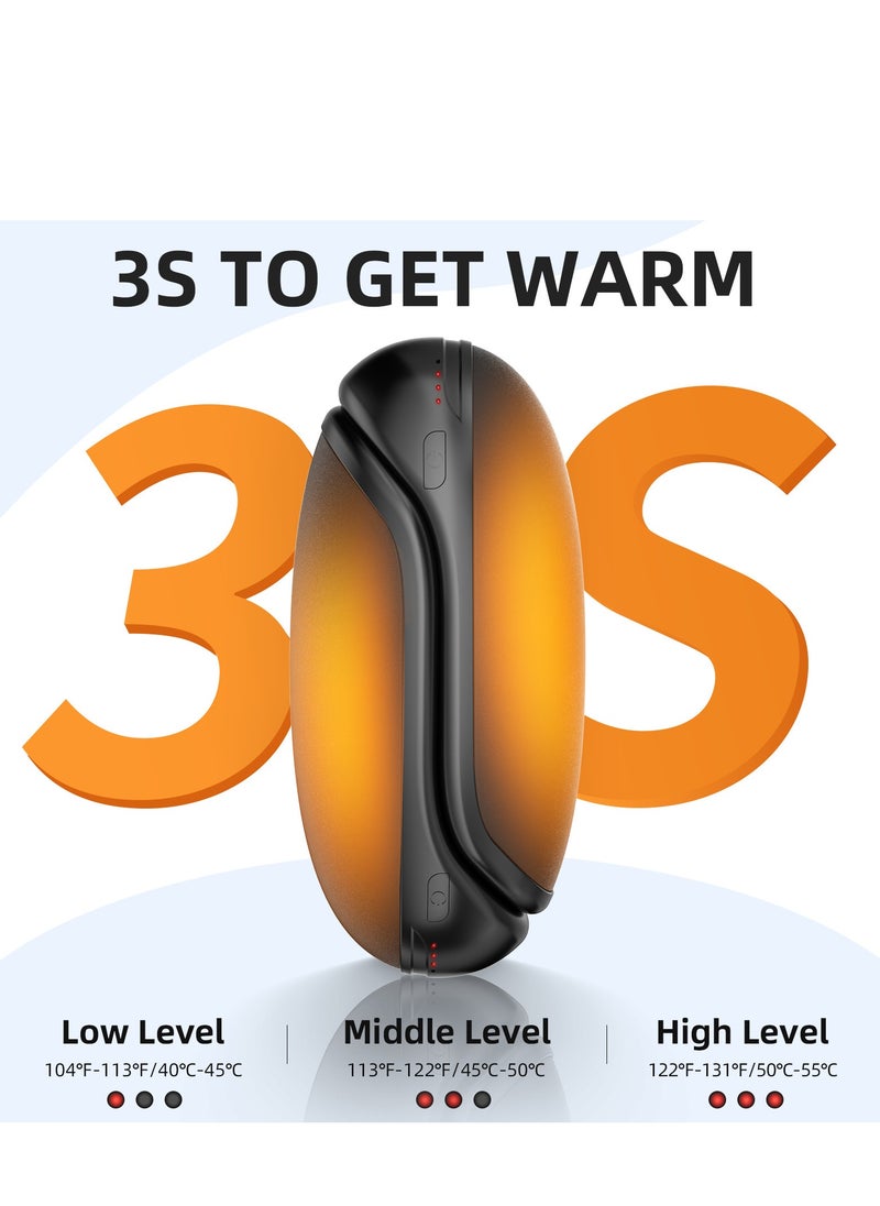 Generic - Split Design Magnetic Hand Warmer, Dual-Sided Heating, Large Capacity Portable Heater, 3-Second Fast Heating, Lightweight 2-in-1 with Three Adjustable Temperature Settings - Image 1