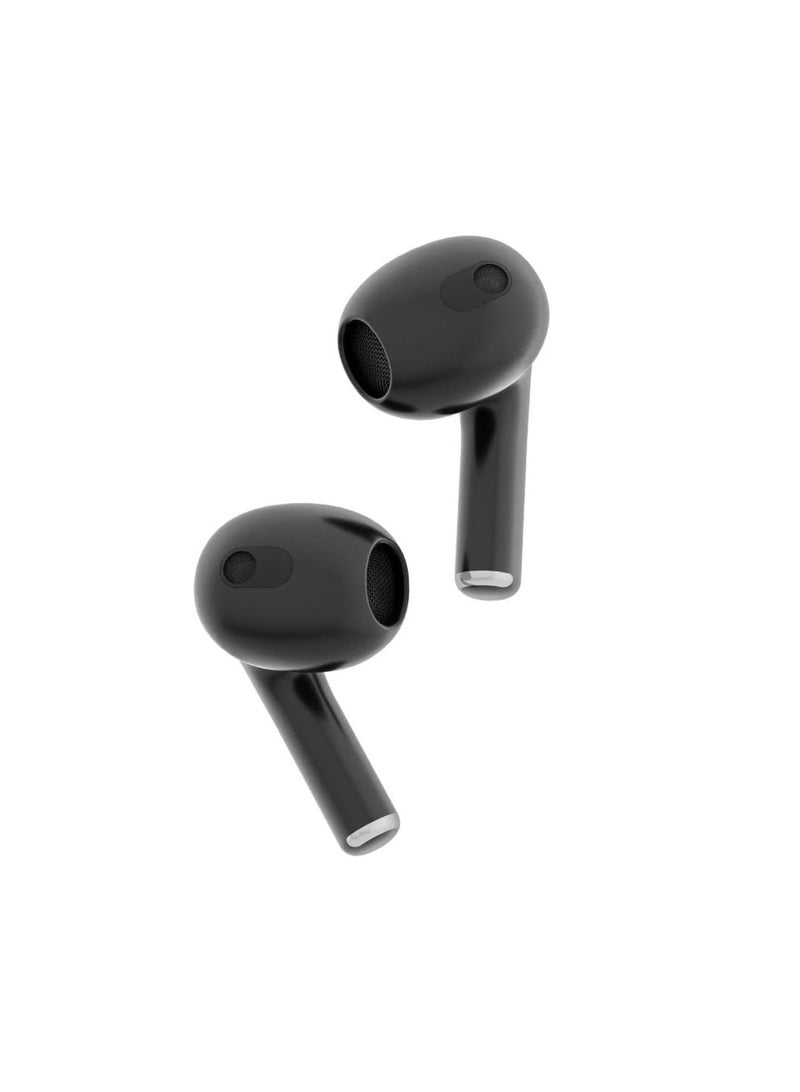 porodo Blue Deep Bass Wireless Earbuds 2, 20H Total Working Time, Wireless Charging, Independent Earbuds, Touch Control, Connectivity with Bluetooth 5.0 One-Step Pairing - Black - Image 2