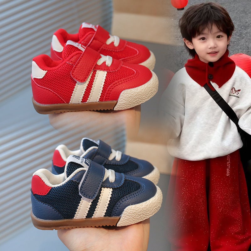 Mesh Sneakers Lightweight Flexible Sole Walking Shoes For Kids Indoor And Outdoor Activities - Image 2