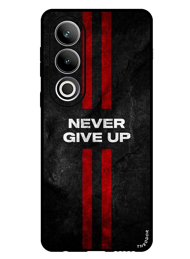 Theodor Protective Case Anti Scratch Shock Proof Bumper Cover For OnePlus Ace 3V Never Give up stripes - Image 1