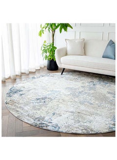 KNOT HOME Jacob Sky Round 200 cm Carpet Knot Home Designer Rug for Bedroom Living Dining Room Office Soft Non-slip Area Textile Decor  - Image 2
