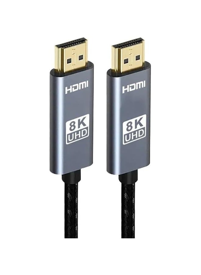 8k HDMI 2.1 Cable,Ultra High Speed HDMI Cable 4k 120Hz 8k 60Hz 48Gbps HDR10+ Dolby Atmos HDCP2.3 Compatible for Mac RTX4090 PC HDTV PS5 Xbox