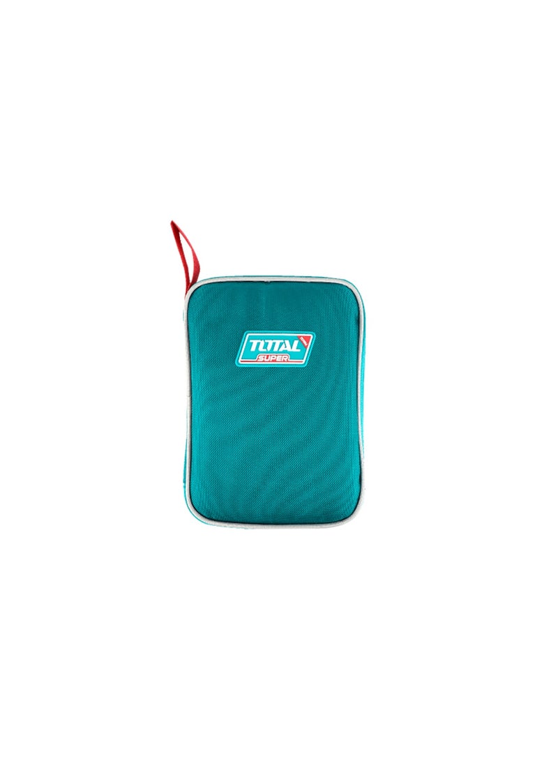 TOTAL Hand Tools Set, 9 Pieces with Measuring Tape, Screwdrivers, Adjustable Wrench, Pliers, Utility Knife, Hammer, Canvas Bag - Image 4