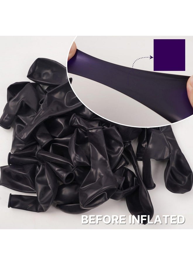 PartyWoo Royal Purple Balloons, 110 Pcs 22 Inch Star Balloons And Dark Purple Balloons Different Sizes Pack Of 18 Inch 12 Inch 10 Inch 5 Inch For Balloon Garland Or Arch As Birthday Party Decorations  - Image 5