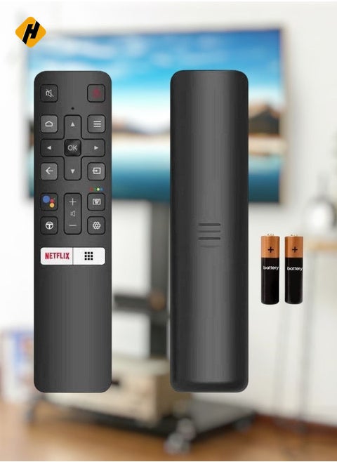 Remote Control RC802V FMR1 32F2A 40F2A 49F2A LED LCD Smart HD with Netflix Function Compatible with TCL Small with battery
