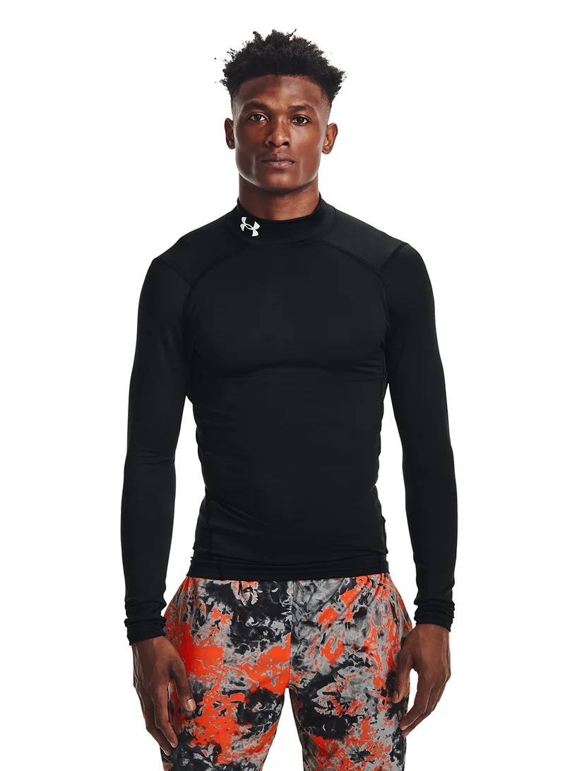 UNDER ARMOUR ColdGear Armour Compression Mock Neck T-Shirt