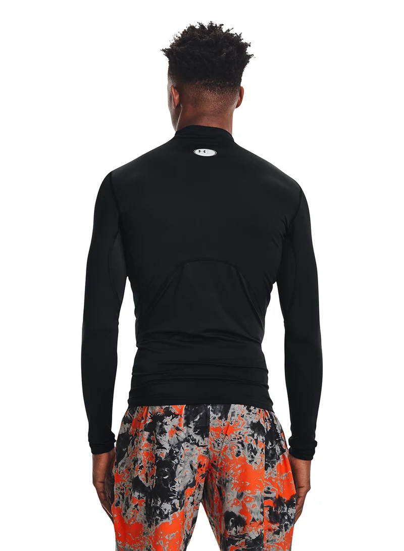 UNDER ARMOUR ColdGear Armour Compression Mock Neck T-Shirt