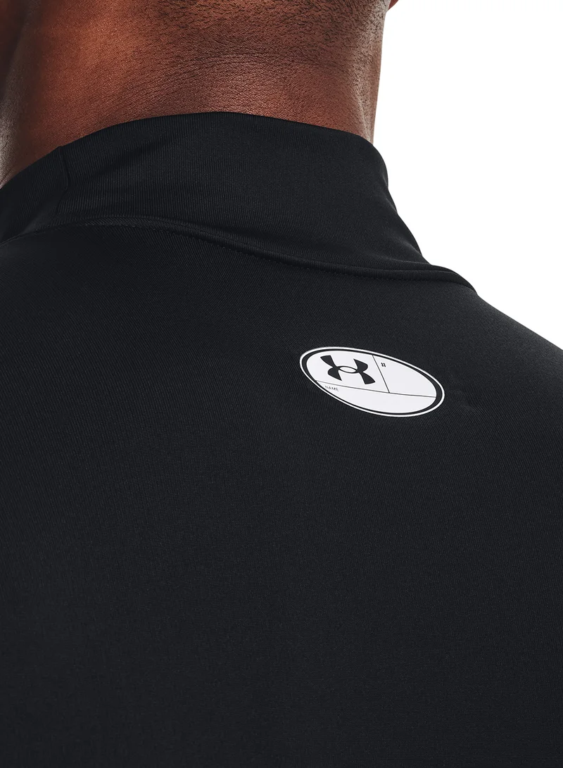 اندر ارمر ColdGear Armour Compression Mock Neck T-Shirt