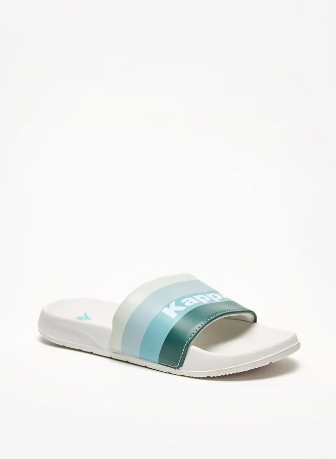 كابا Women's Logo Print Slides