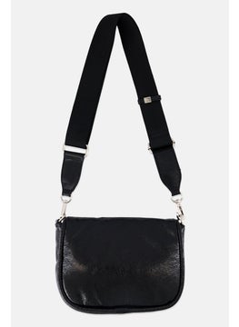 XOXO Women Brand Logo Shoulder Bag, Black  - Image 2