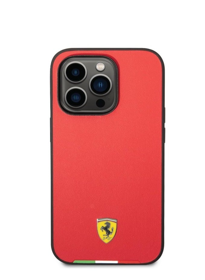 Ferrari غطاء حماية لجهاز ايفون 14 برو ماكس - احمر - Image 2