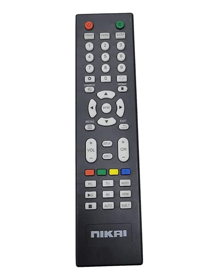 New Replacement Remote Control, Remote Control Fit, Universal Remote Control Compatible with NIKAI TV (TYPE 1) - Image 1