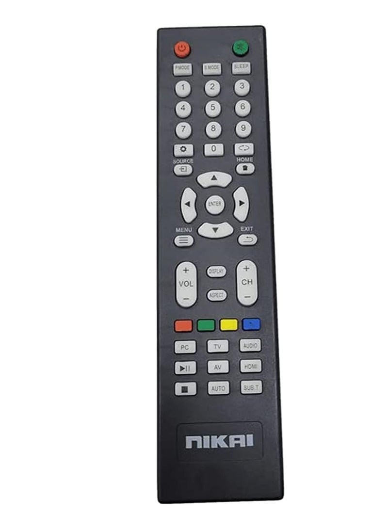 New Replacement Remote Control, Remote Control Fit, Universal Remote Control Compatible with NIKAI TV (TYPE 1) - Image 3