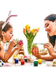 Arabest 6 Sizes Large Small Foam Eggs for Easter Crafts Large Decorative White Smooth Craft Foam Eggs for Spring Easter   Holiday Crafts Making Handmade DIY Painting School Projects  - Image 3