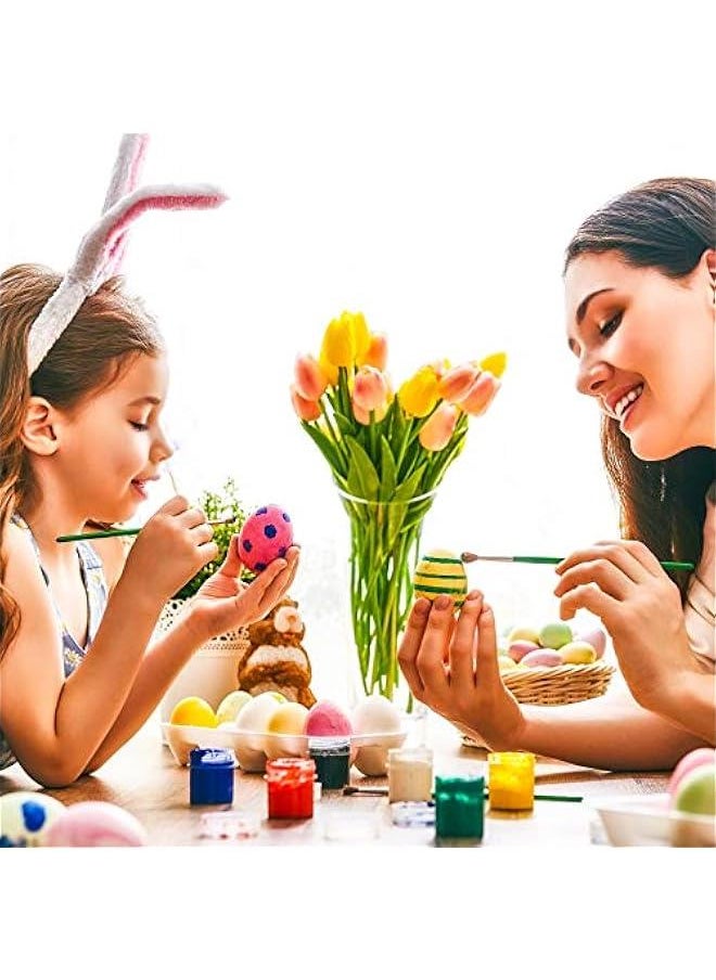 Arabest 6 Sizes Large Small Foam Eggs for Easter Crafts Large Decorative White Smooth Craft Foam Eggs for Spring Easter   Holiday Crafts Making Handmade DIY Painting School Projects  - Image 3