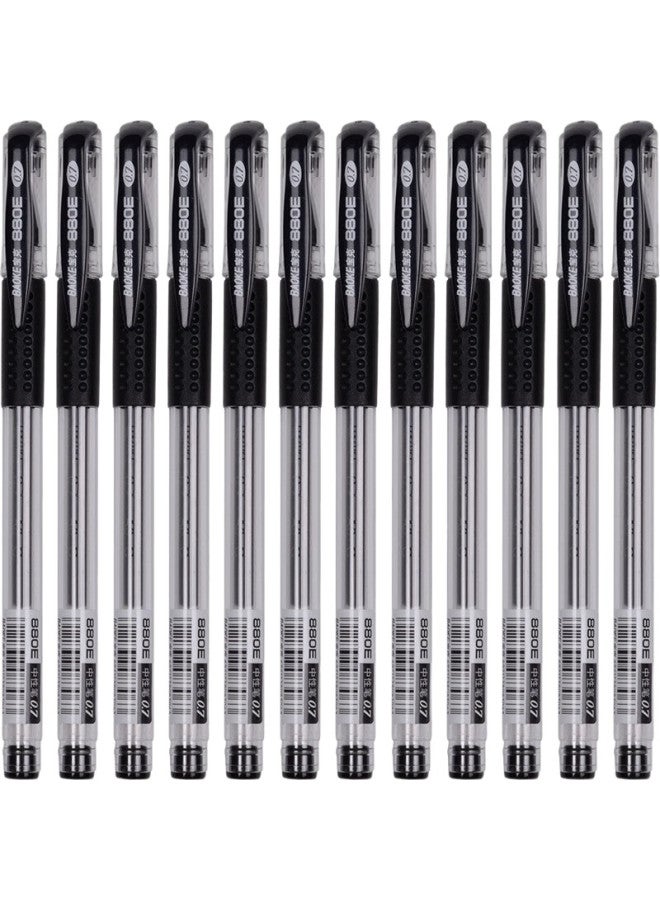 Baoke Pc880E 0.7Mm Bullet Tip Gel Pen, Office Pen, Signing Pen, Black, 12 Pens/Box - Image 1