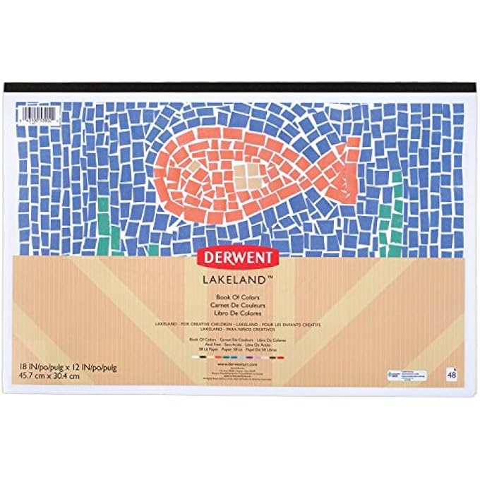 Derwent ACADEMIC BOOK OF COLORS 48-SHEETS, SIZE 18-INCH X 12-INCH - Image 1