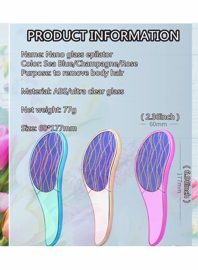 KASTWAVE New Bleame Crystal Hair Eraser, Magic Wing Crystal Hair Removal, Exfoliation Painless Hair Removal Tool for Men & Women, - Image 4