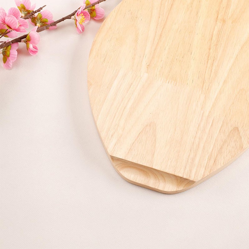 Operitacx Heat-Resistant Natural Hardwood Trivet, Multi-Function Heat Proof Pad for Stone Bowls and Casseroles, Oval Kitchen Accessory Mat 17x22.5cm for Home Dining Use - Image 5