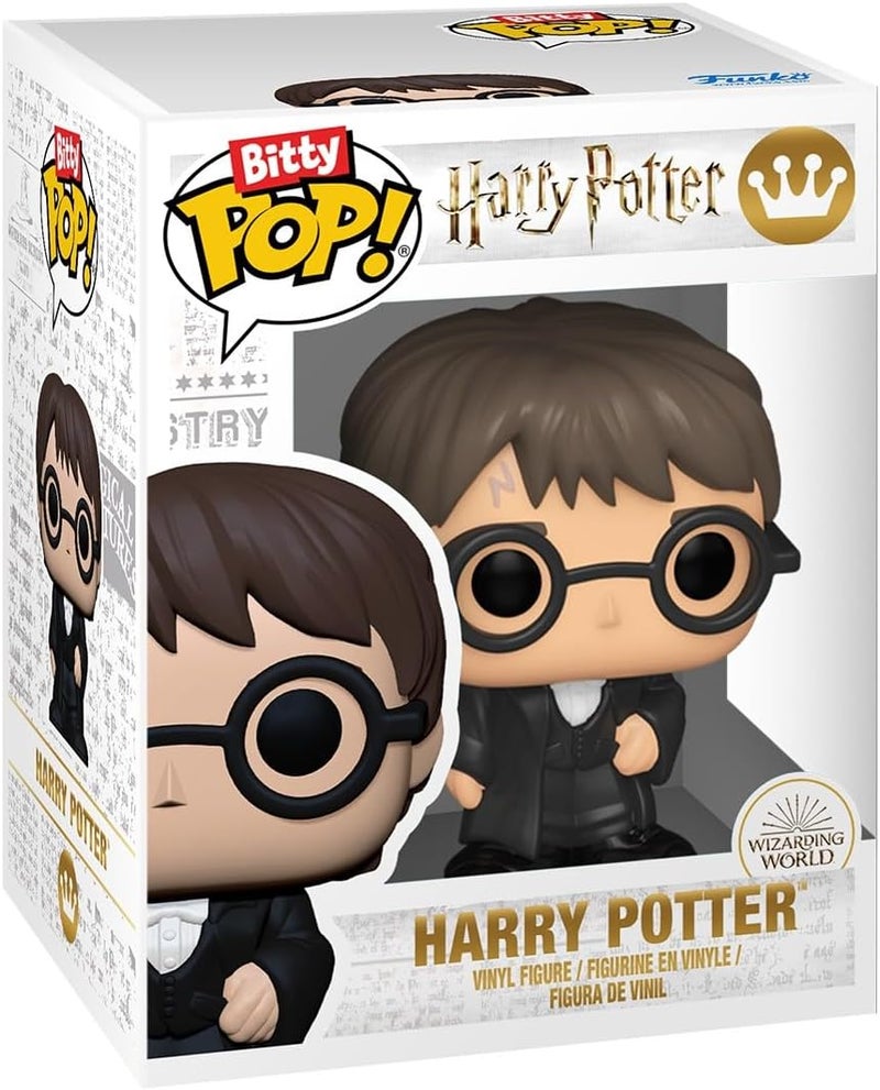 Funko Bitty POP HP GOF  Harry 4Pack and A Surprise Mystery Mini Figure  09 Inch 22 Cm  Harry Potter Collectable  Stackable Display Shelf Included  Gift Idea  Party Bags Stocking - Image 3