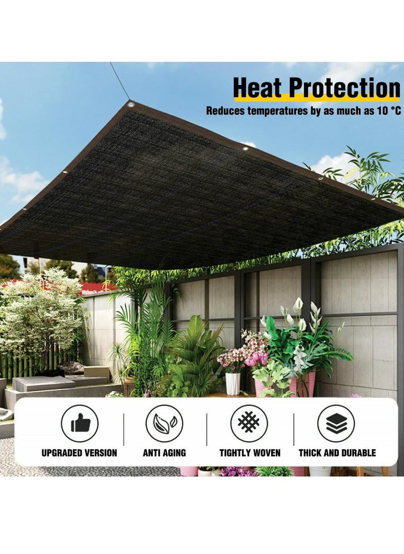 Generic Black Shade Cloth, 3x3M Sun Shade Net, Mesh Sun Shade Tarp for Plant Cover, Greenhouses, and Patios  - Image 2