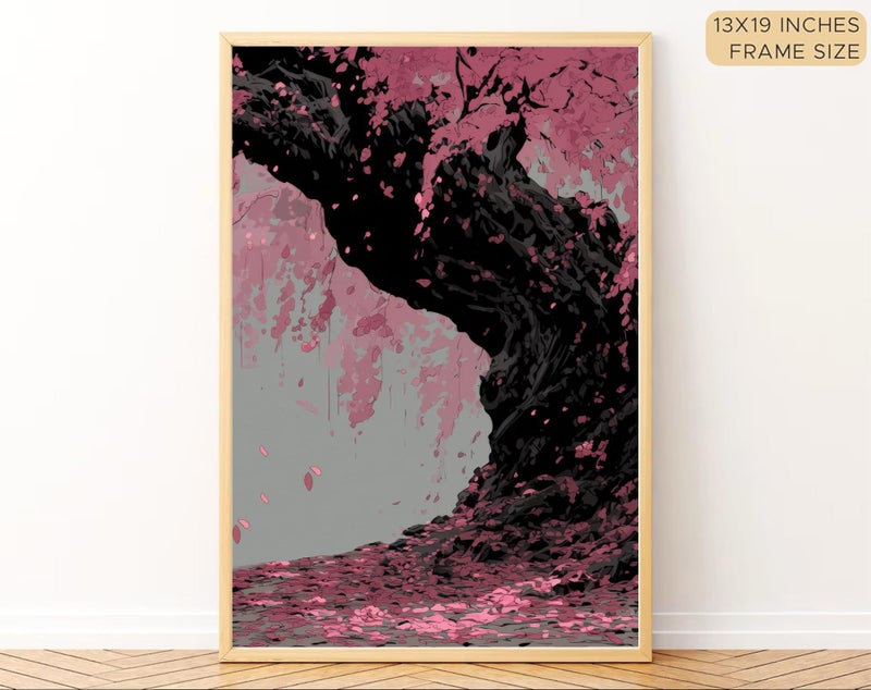 Gamya Framed Japan Samurai Theme Wall Painting Posters For Office, Living Room, Bedroom Wall Decor - Japanese Japandi Samurai Aesthetic Room Decor (Resting Samurai, 13x19 Inches, Framed) - Image 4