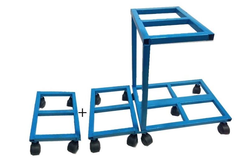 RAJCHIEF RAJCHIEF Heavy Duty Super Quality Custom Inverter Battery Trolley in Best Metal with Twin Caster WheelsSuitable for All Type of Inverter Batteries  - Image 1