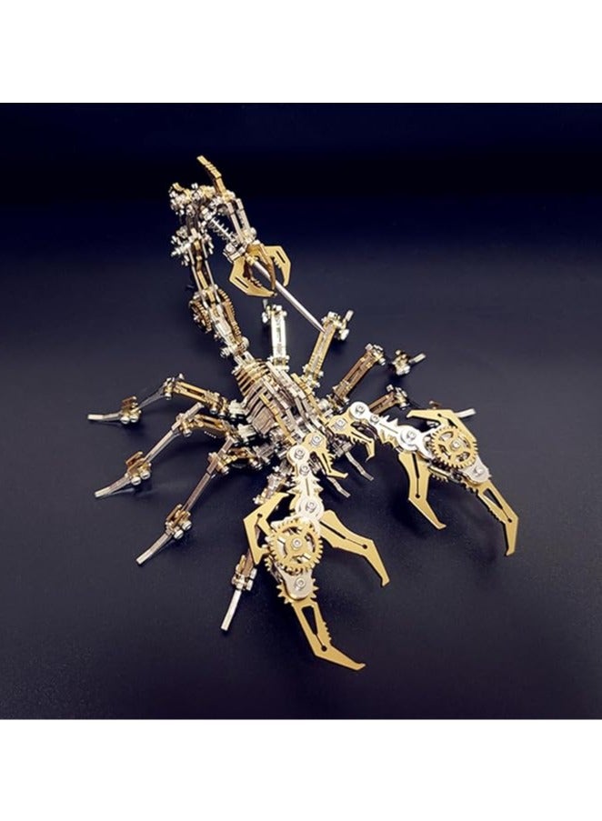 general Metal 3D Puzzle DIY Assembly Scorpion Model Kit, Detachable 3D Puzzle Stainless Steel Structure Kit for Adults, Mechanical Educational Toys, Puzzles, Office Decorations - Image 3