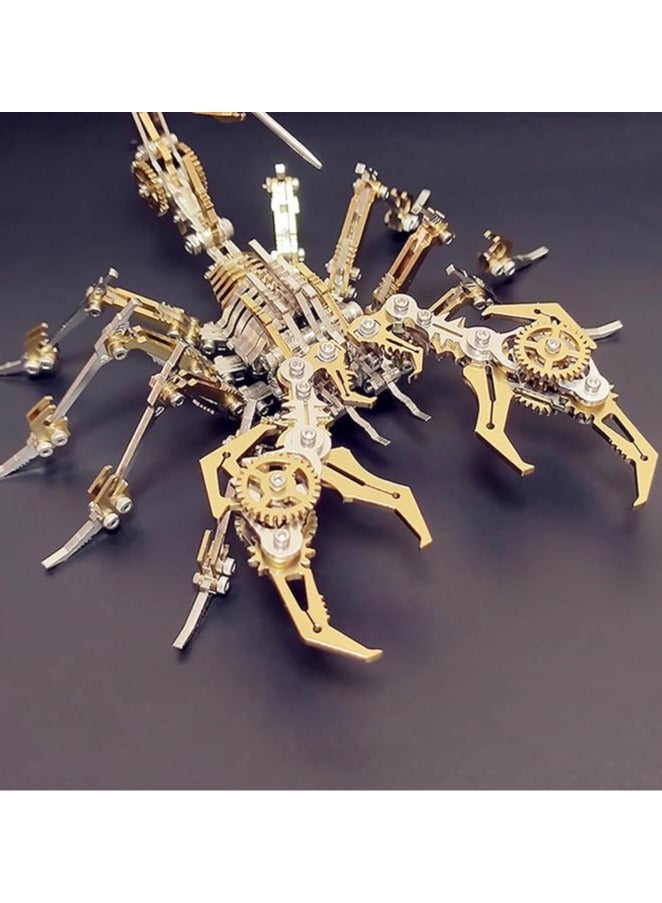general Metal 3D Puzzle DIY Assembly Scorpion Model Kit, Detachable 3D Puzzle Stainless Steel Structure Kit for Adults, Mechanical Educational Toys, Puzzles, Office Decorations - Image 4