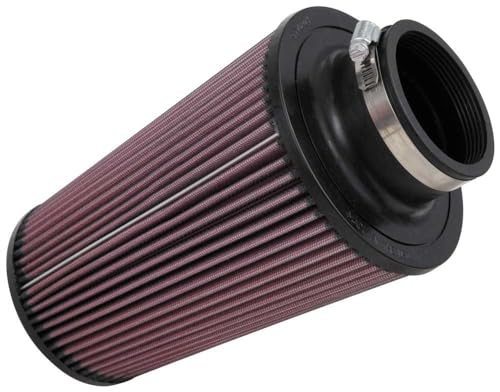 K+N K&N High-Flow Original Lifetime Universal Clamp-On Air Filter: High Performance, Premium, Washable: Flange Diameter: 3 In, Filter Height: 9 In, Flange Length: 1.75 In, Shape: Round Tapered, RE-0810 - Image 2
