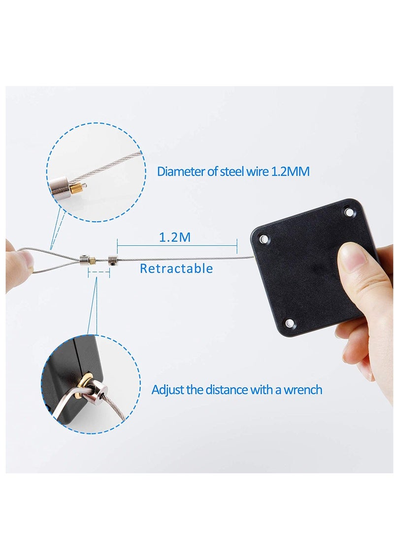 Generic Door Closer Automatic Sensor Door Closer Punch Free Spring Door Closer Residential Sliding Screen Door Closer Commercial Multifunctional Door Closer for Bedroom Storm Home 2 Pack White  - Image 5