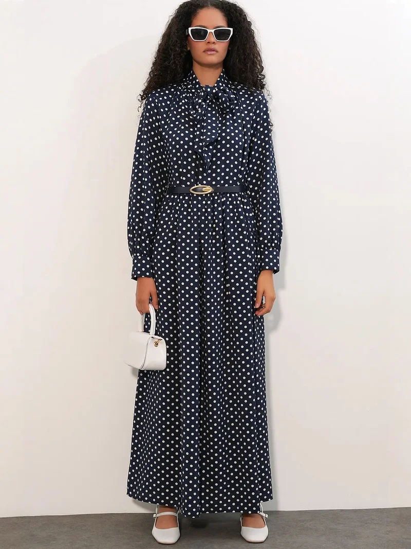 BDART Polka Dot Maxi Shirt Dress